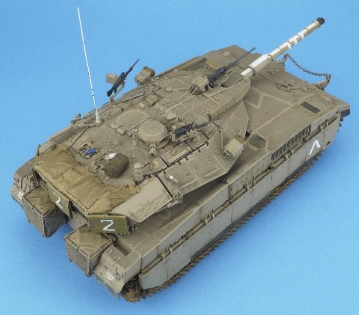 Academy 1/35 Merkava 2D tank 13286 full build